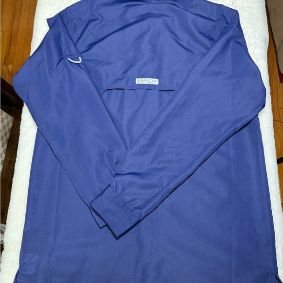 Realtree Men's Fishing Deep Blue Button-Down Shirt - Picture 6 of 8